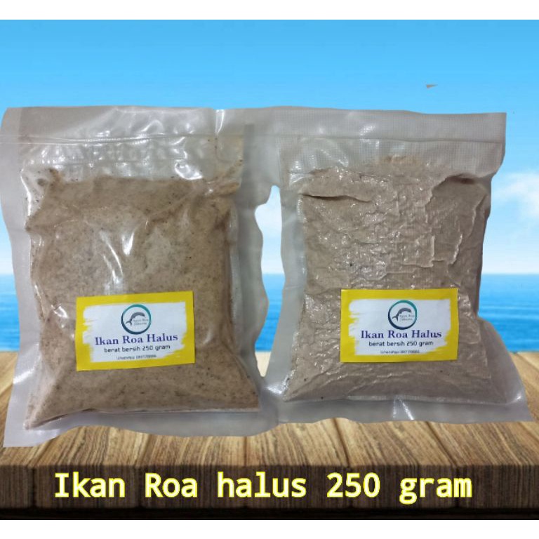 

READY STOK Ikan Roa asap halus berat 25 gram