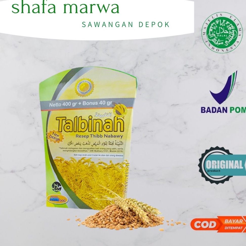 

PROMO ALE Tepung Gandum Talbina Talbinah 4 Gr Plus 4 gr