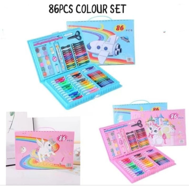 

Crayon Mewarnai Set 86pcs