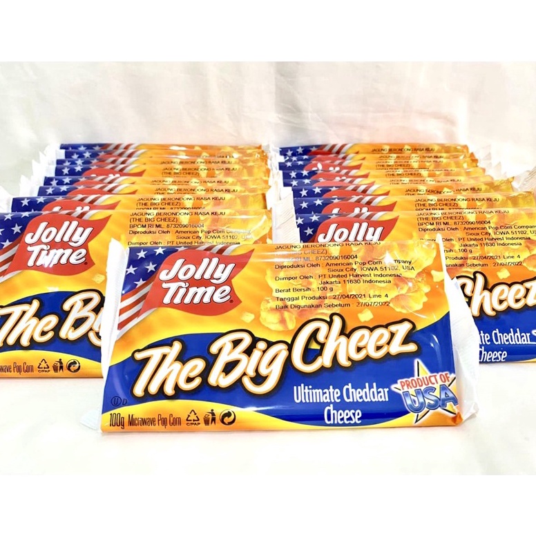

GROSIR MURAH POPCORN JOLLY TIME THE BIG CHEEZ CHEESE