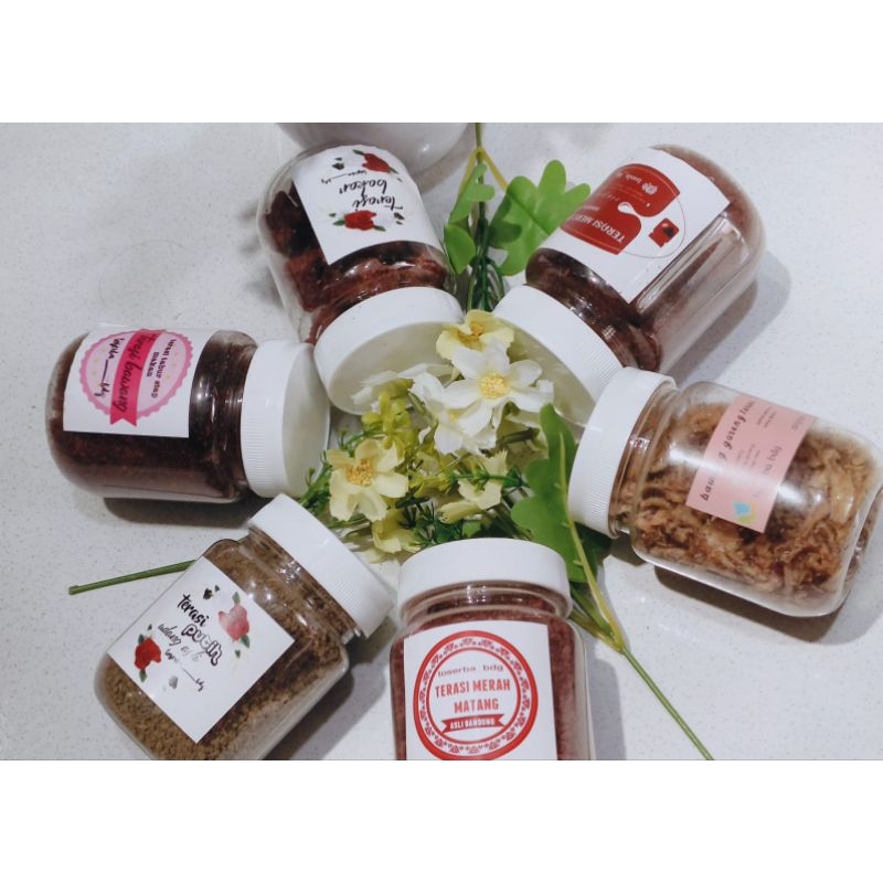 

paket lengkap 6 botol terasi bandung