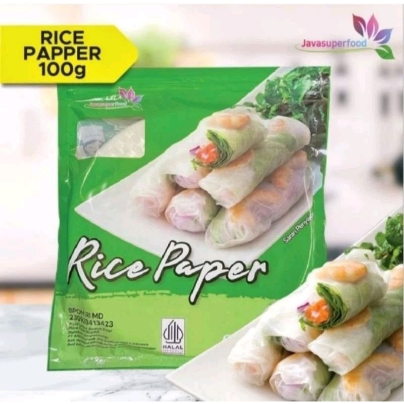 

Javasuperfood Rice Paper Bulat 100gr Isi 10