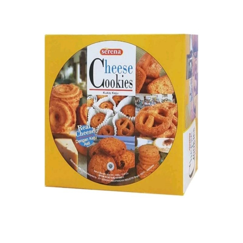 

Serena Cheese Cookies Kukis Keju Kaleng 454gr