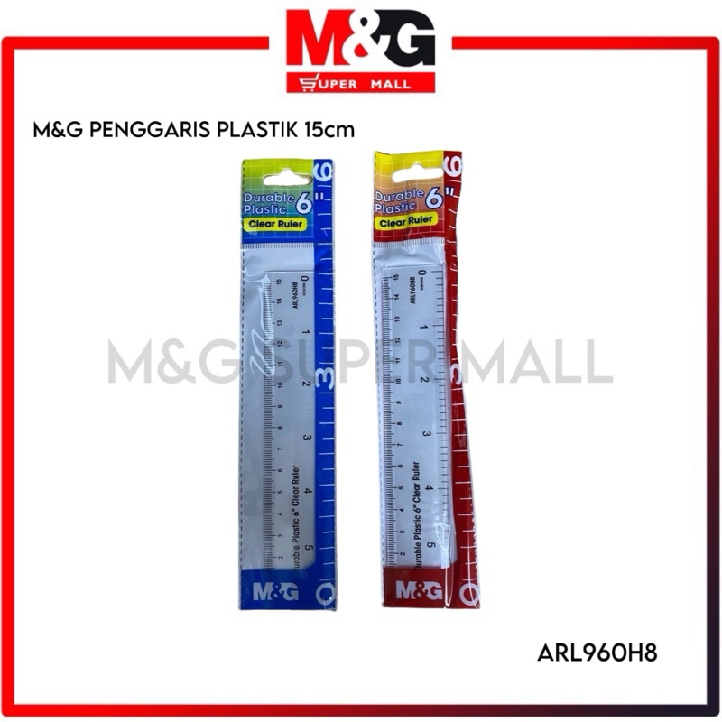 

M&G Ruller Plastic 15cm / Penggaris Plastik 15cm ARL960H8