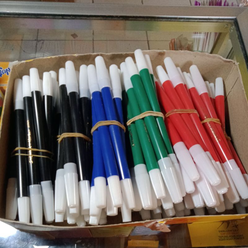 

12 pcs Spidol Snowman Kecil