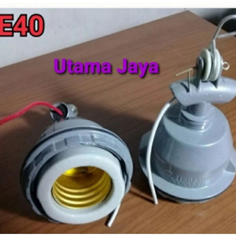 Fitting Lampu WD E40 Fitting Lampu Keramik E40