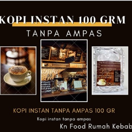 

Spray Dried Instant Coffee 100 gram Kopi Instan Tanpa Ampas