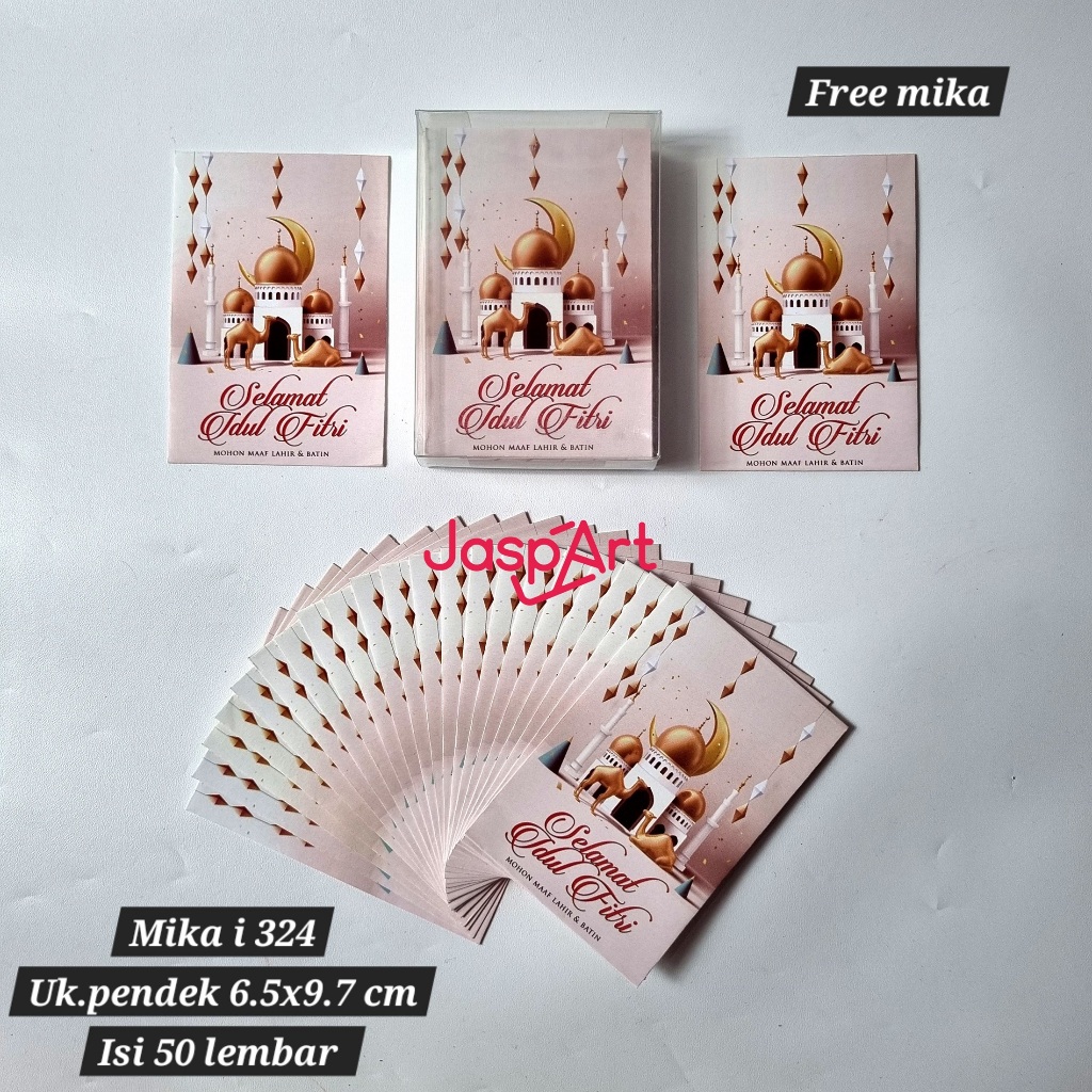 

AMPLOP / ANGPAO LEBARAN HARI RAYA IDUL FITRI MIKA ISI 50 LEMBAR MURAH MERIAH READY