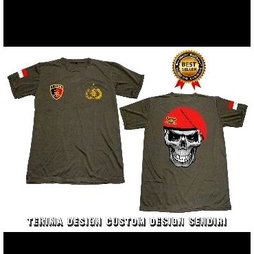 Baju Kaos Dalam Kaos Dalaman Polri Reserse Baret Merah