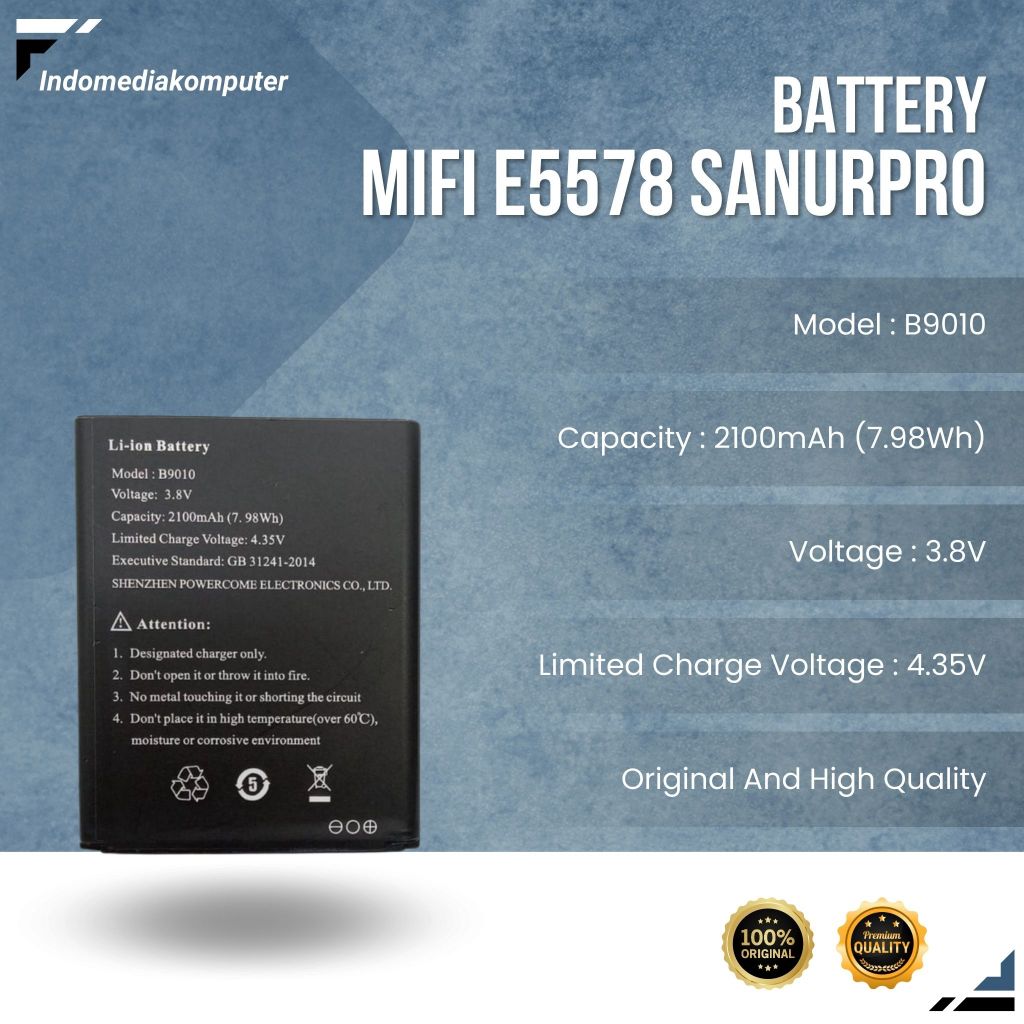 BATTERY MODEM MIFI E5578 SANURPRO