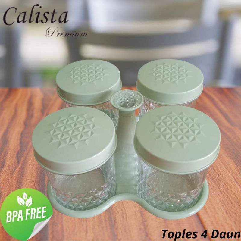 Toples 4 Daun Calista Toples Set Nampan Toples Lebaran
