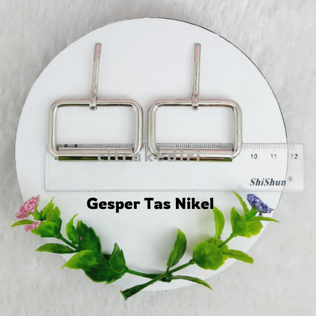ring gesper tas nikel 3 cm 5 mm - Gesper Roll
