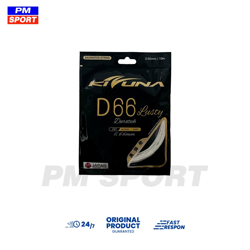 SENAR RAKET BADMINTON STRING KIZUNA D66 LUSTY DURATECH ORIGINAL