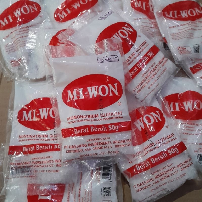 

penyedap rasa micin mi-won miwon 50gr