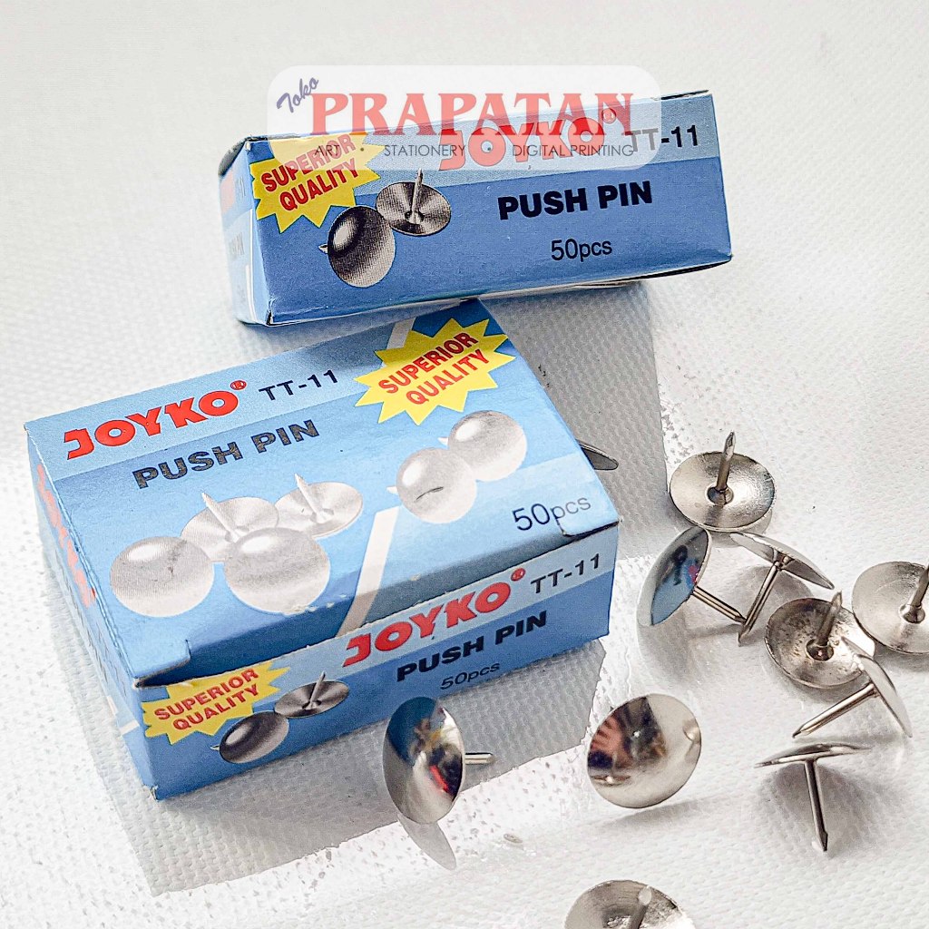 

Joyko TT-11 Push Pin | Jarum Tekan | Paku Payung