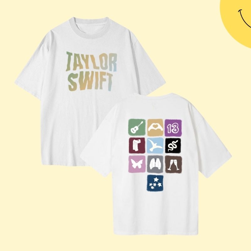 Taylor Swift The Eras Tour List Crewneck | Unofficial Merch Kaos Taylor Swift