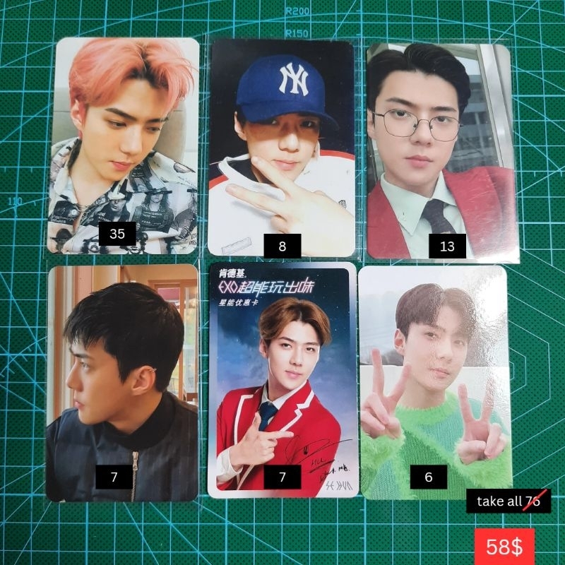 exo official photocard non album pc sehun kihno 1 billion views pink love me right what a life obses