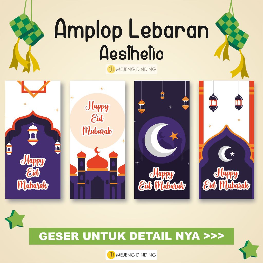 

AMPLOP LEBARAN AESTHETIC ISI 10 PCS / AMPLOP ANGPAO LEBARAN IDUL FITRI 2023 BESAR ISLAMI / EID MUBARAK / AMPLOP LEBARAN / AMPLOP IDUL FITRI GLOSSY TEBAL / EID ENVELOPE / AMPLOP ESTETIK 2023 / IDUL FITRI CUTE RUSTIC TERBARU / MARHABAN YA RAMADHAN