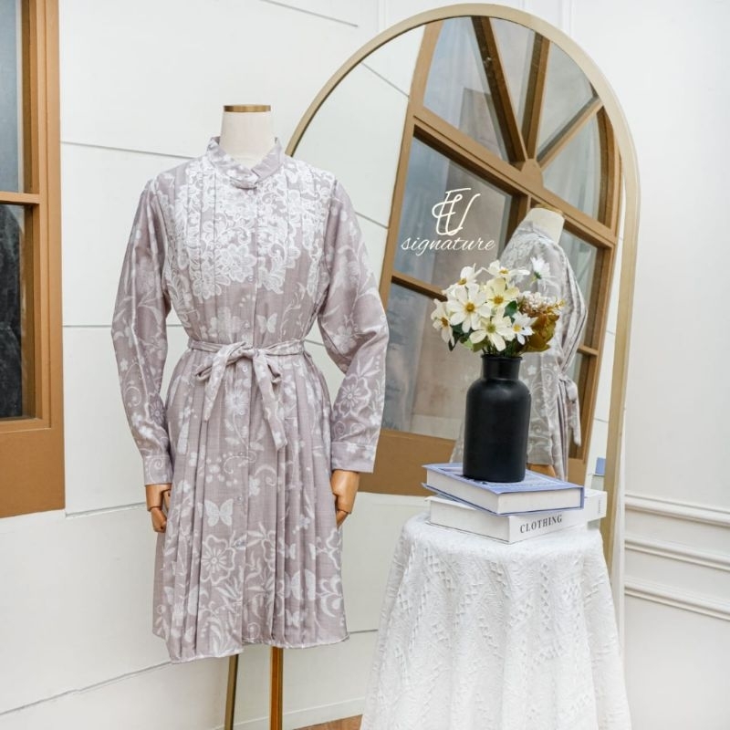 Kaleena Tunic EV signature/ Silk Tunic/ Tunik mewah/ Raya Tunic