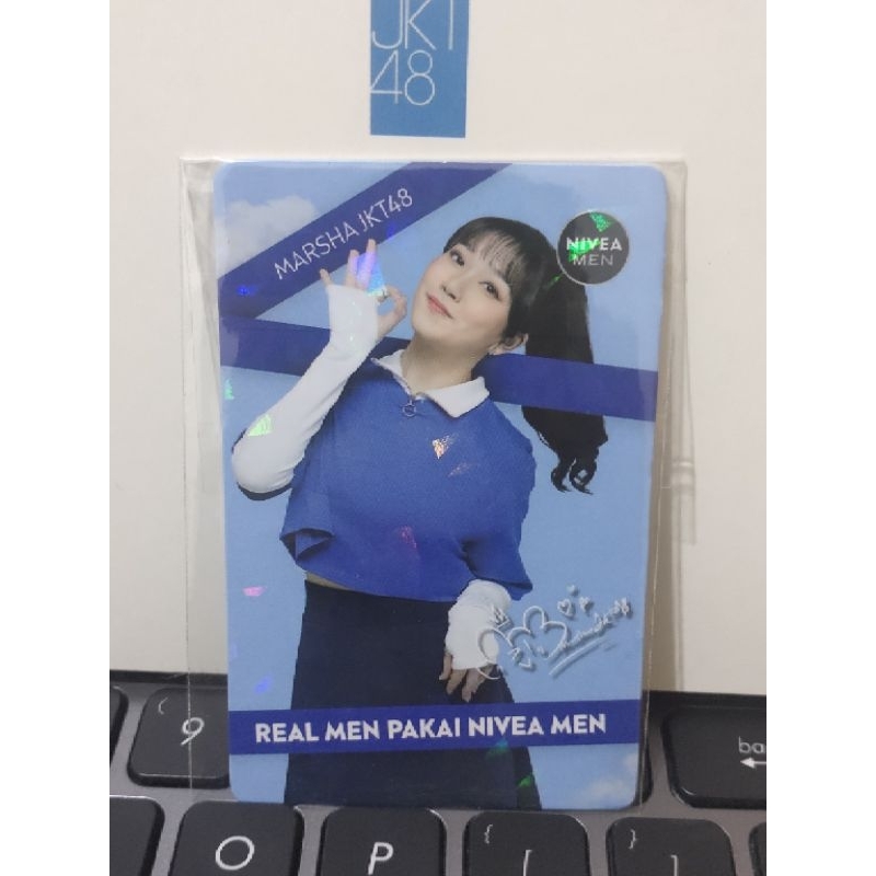Photocard Nivea-Men MARSHA-JKT48
