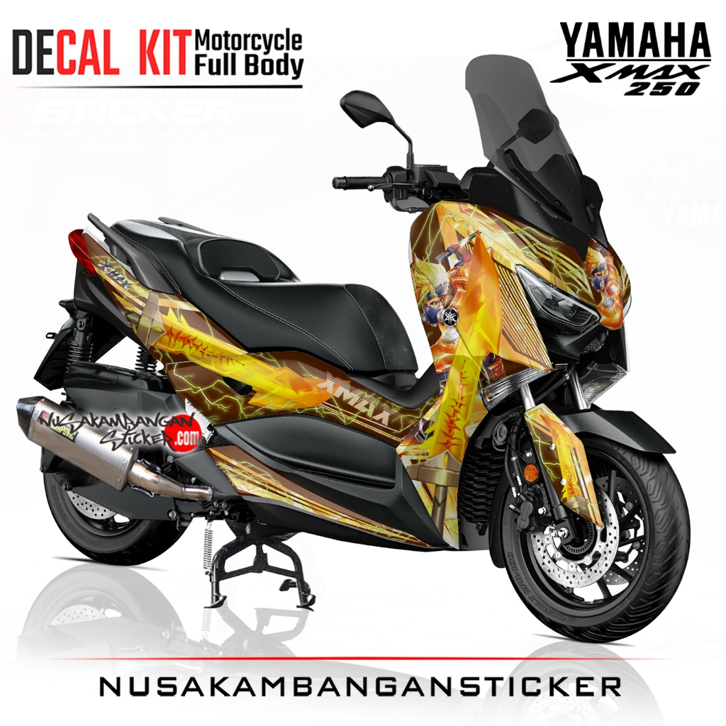 Decal Sticker XMAX Mobile Legend gold