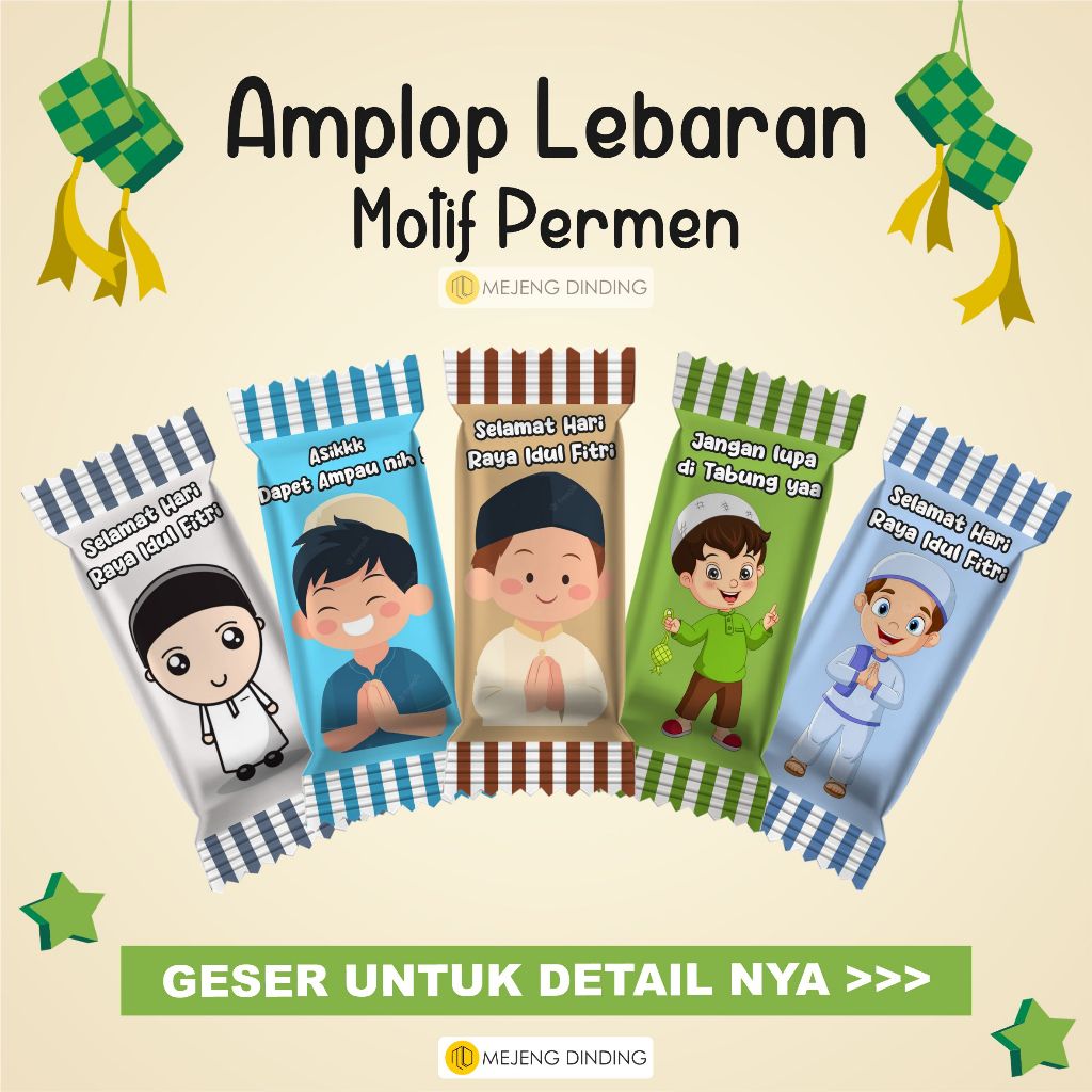 

( ISI 12 ) AMPLOP PERMEN VIRAL / ANGPAU LEBARAN BENTUK PERMEN / AMPLOP LEBARAN / AMPLOP PERMEN / ANGPAU PERMEN / AMPLOP THR/ AMPLOP PERMEN IDUL FITRI / AMPLOP VIRAL AESTHETIC ESTETIK / amplop lebaran bentuk permen/ Amplop Lebaran Permen/Amplop Lebaran Un