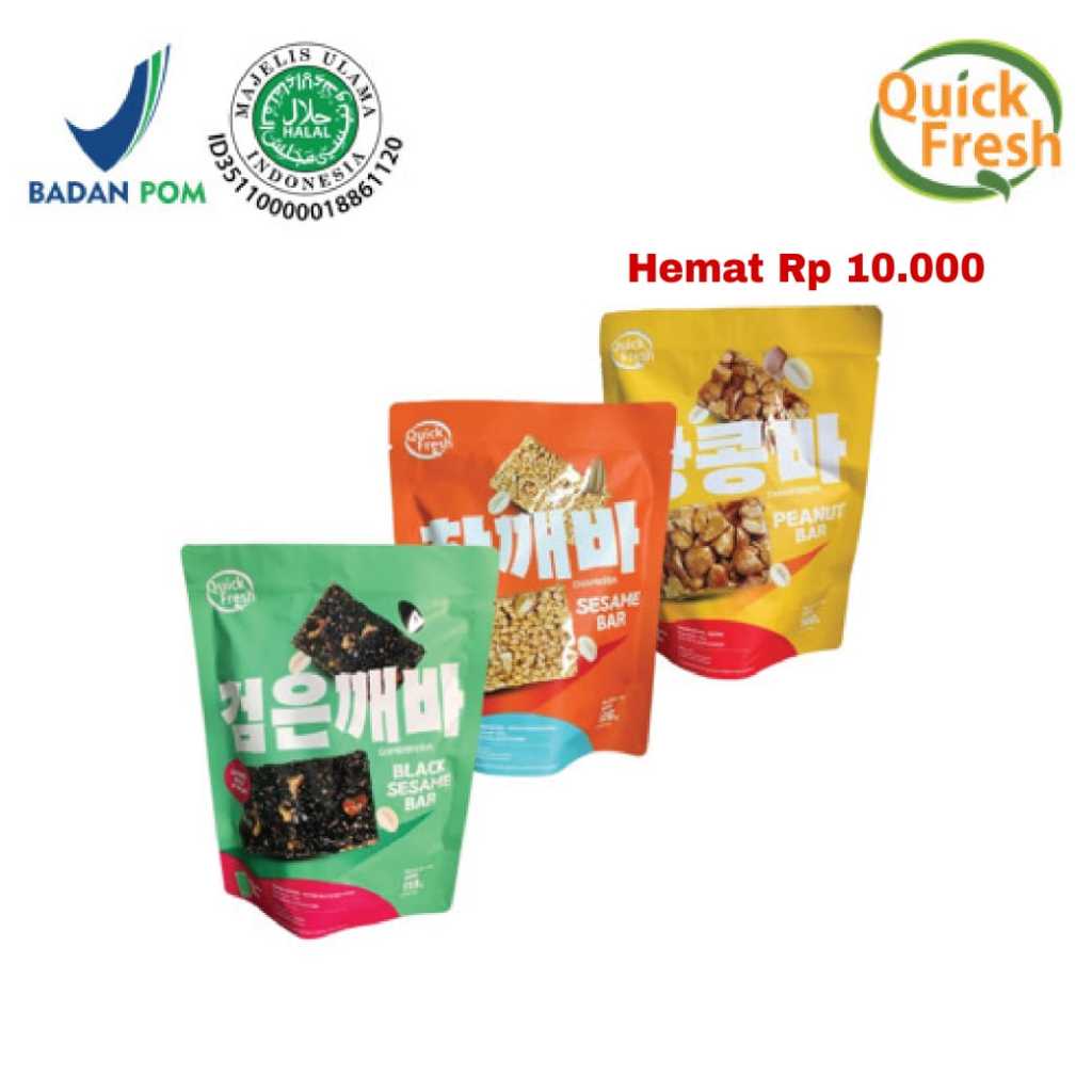 

[Paket Bundling] Quick Fresh Bar / Permen Enting-Enting