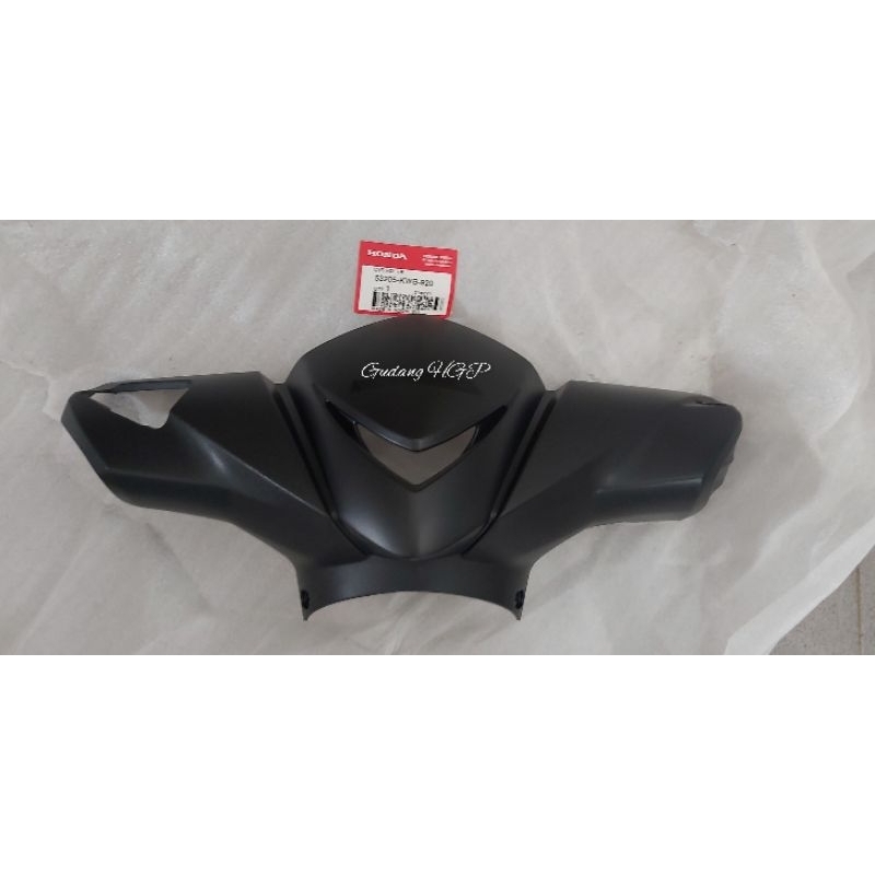Cover Front Handle Black Doof Batok Depan Honda Blade Karbu 53205-KWB-920 Ori Honda Genuine Parts