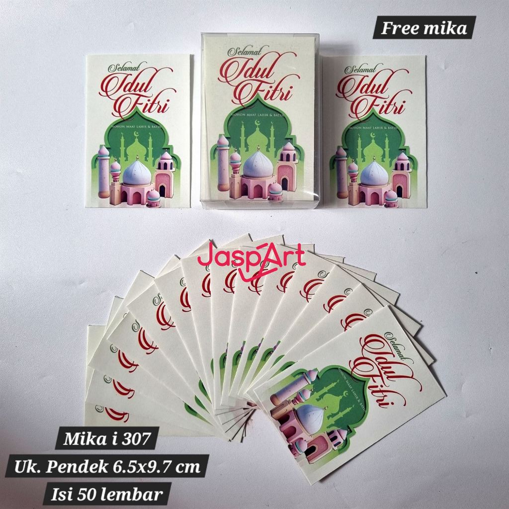 

AMPLOP / ANGPAO LEBARAN HARI RAYA IDUL FITRI MIKA Pendek ISI 50 LEMBAR