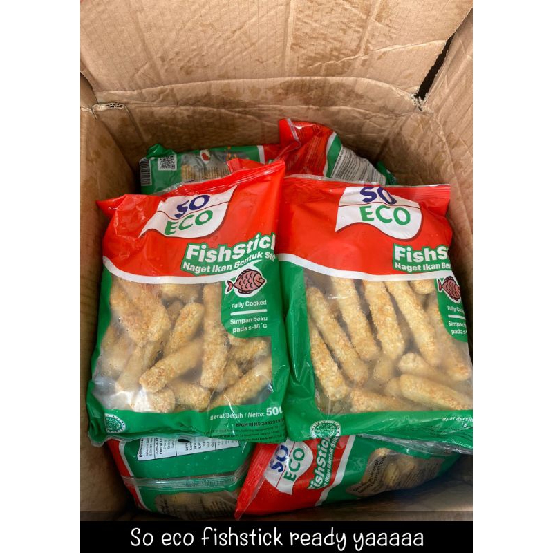 

So Eco Fish Stik ukuran 500gr
