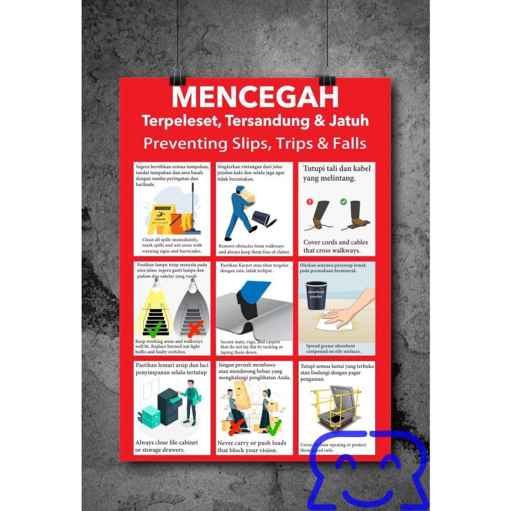 

Poster APD K3 untuk Lingkungan Kerja