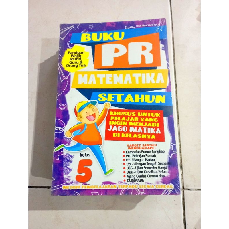 BUKU SOAL-SOAL SD // BUKU PR MATEMATIKA SETAHUN KELAS 5 // ORIGINALL