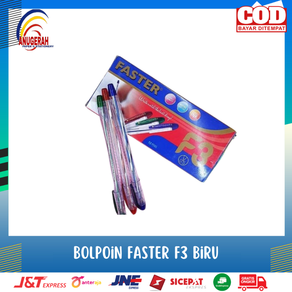 

BOLPOIN FASTER F3 BIRU (LSN)