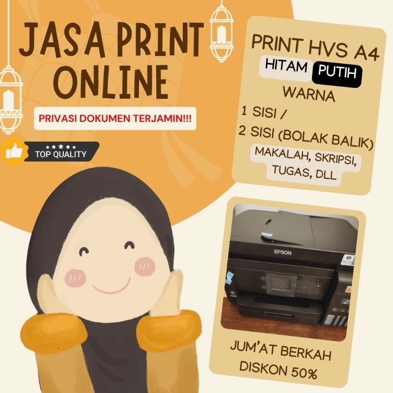 

JASA CETAK / PRINT A4 WARNA HITAM PUTIH MURAH TERPERCAYA KOTA BEKASI (BISA FOTOCOPY)