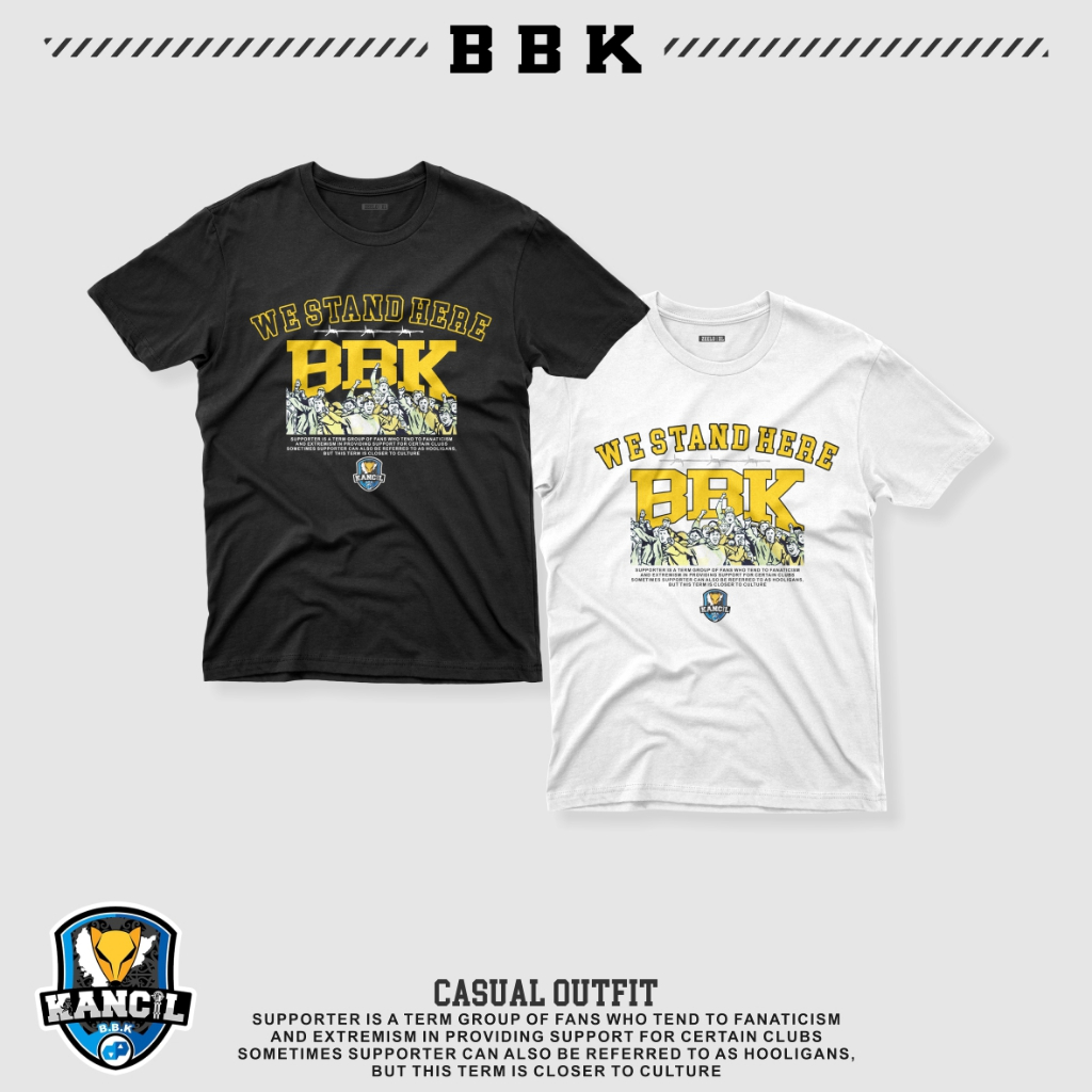 Kaos BBK Kancil Supporter Casual Katun