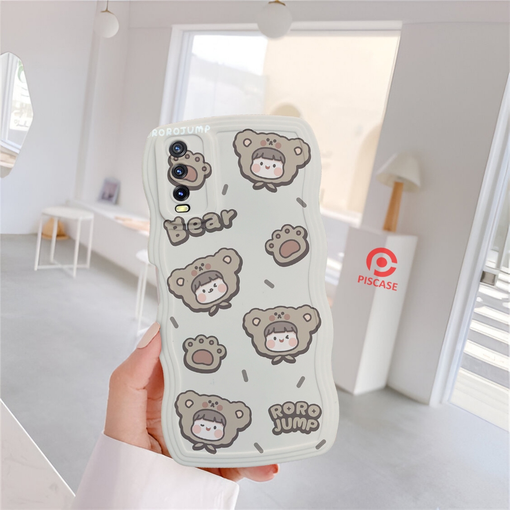 Softcase VIVO Y20 / Y12S / Y20S GELOMBANG Terbaru - Fashion Softcase - Casing VIVO Y20 / Y12S / Y20S
