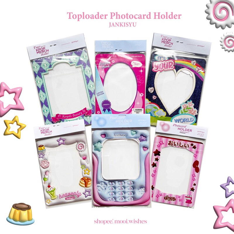 Photocard Holder Toplader 2 SISI PC Photo Card Poca Holder Transparan