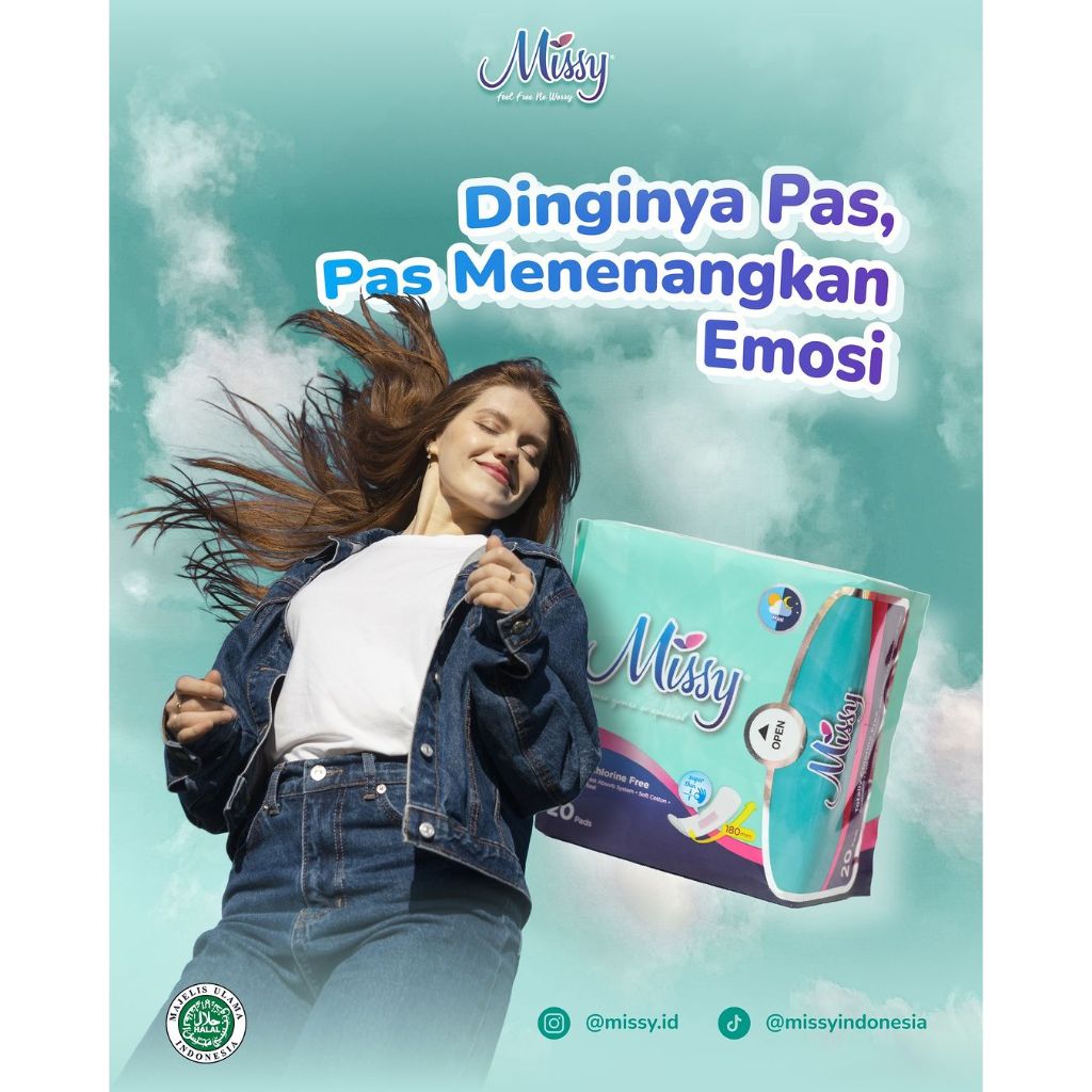 Missy Pembalut/ Pembalut MISSY MINI/ Missy Pembalut Kesehatan / Missy Pembalut Herbal / Pembalut HER