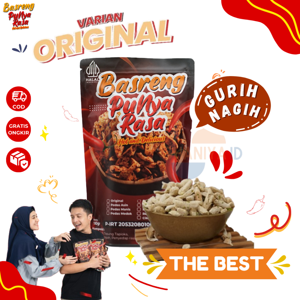 

Basreng Halal Viral Ori Pedasnya Pas Bumbu Melimpah 180gr