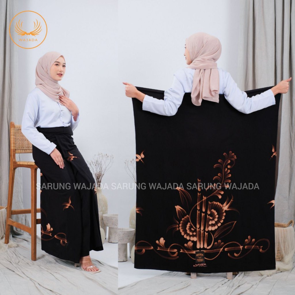 Sarung Lukis Wanita // Sarung Santung Jumbo // Sarung Mba Santri // Sarung Gloyor asli Pekalongan