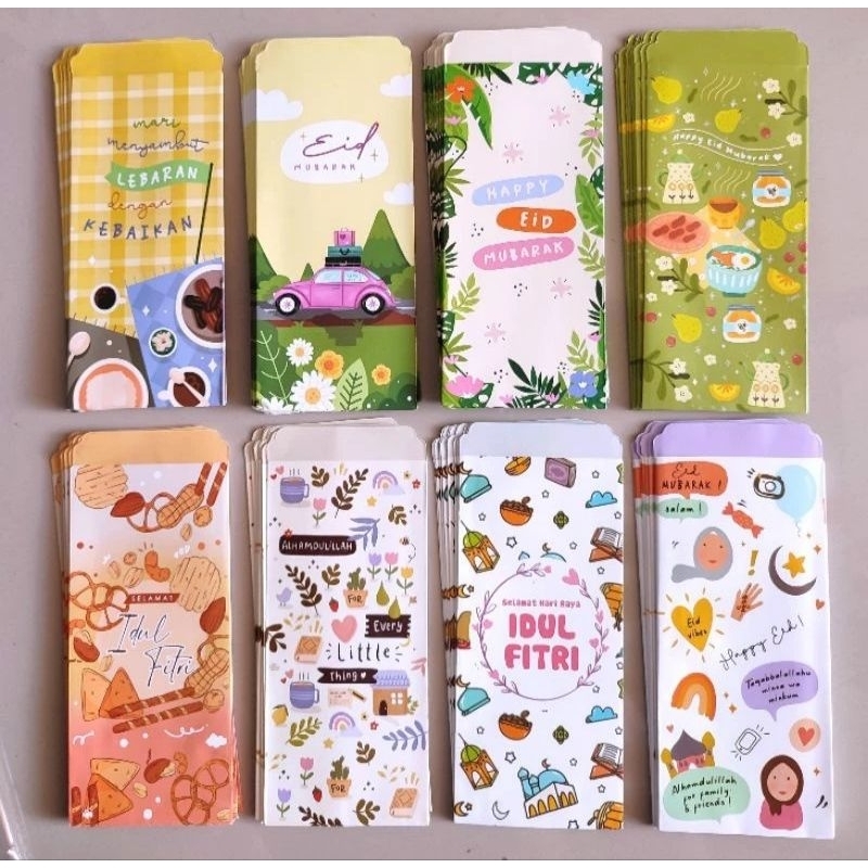 

(Isi 10) Amplop lebaran 2025 Selamat idul fitri panjang Motif Unik, Lucu, Estetik
