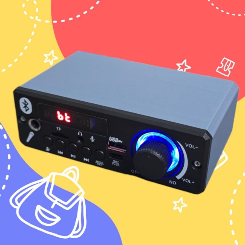 Mini Ampli Bluetooth Karaoke + Adaptor