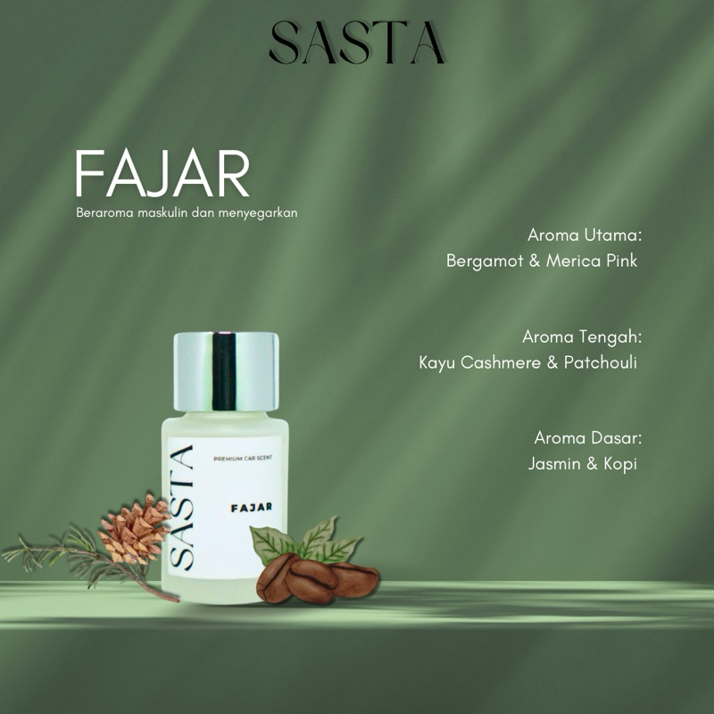 Sasta parfum mobil aroma Fajar| pengharum mobil | parfum mobil capit | aroma terapi | car diffuser