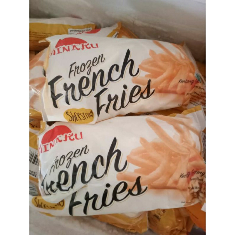 

kentang minaku French fries 500gr/minaku kentang Frozen French fries