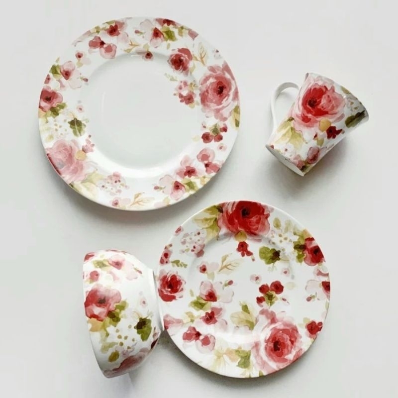 Dinner Set Sango type Aurora isi 16 pcs/set