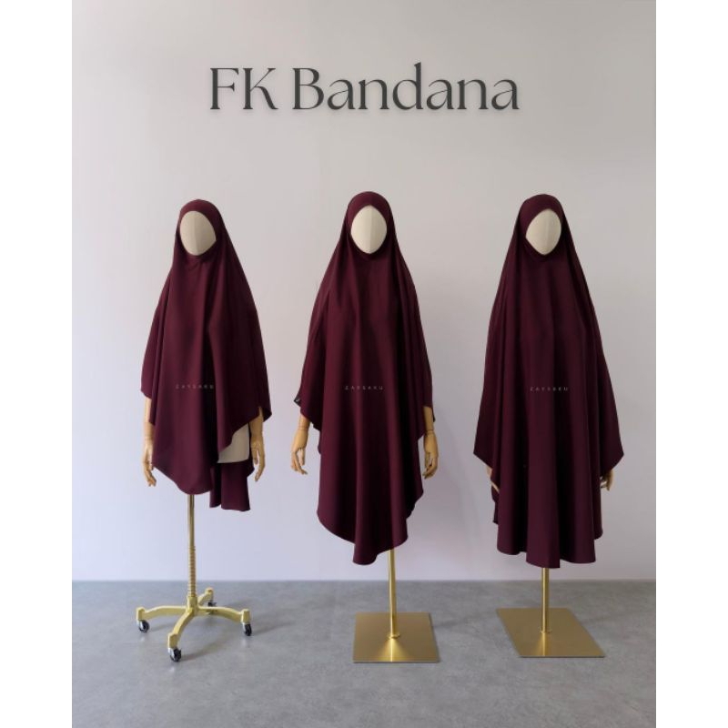 FK bandana | FK ez | Khimar bandana | Khimar nonpad | dress | abaya|  brand ZAYSAKU dan AURORACLO