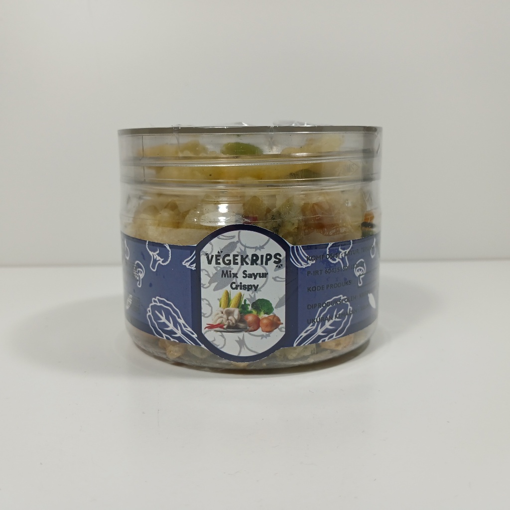 

Keripik Sayur krispy 350 mL Vegekrips