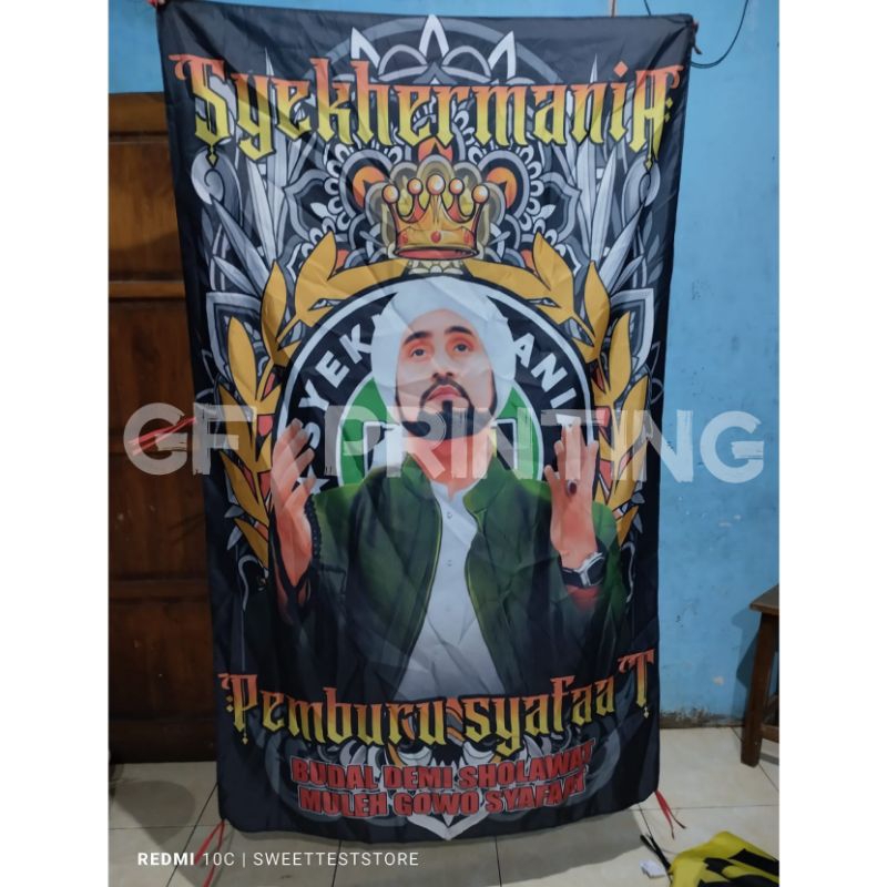BENDERA 150X200 1 HARI JADI BUKTIKAN BENDERA SYEKHERMANIA