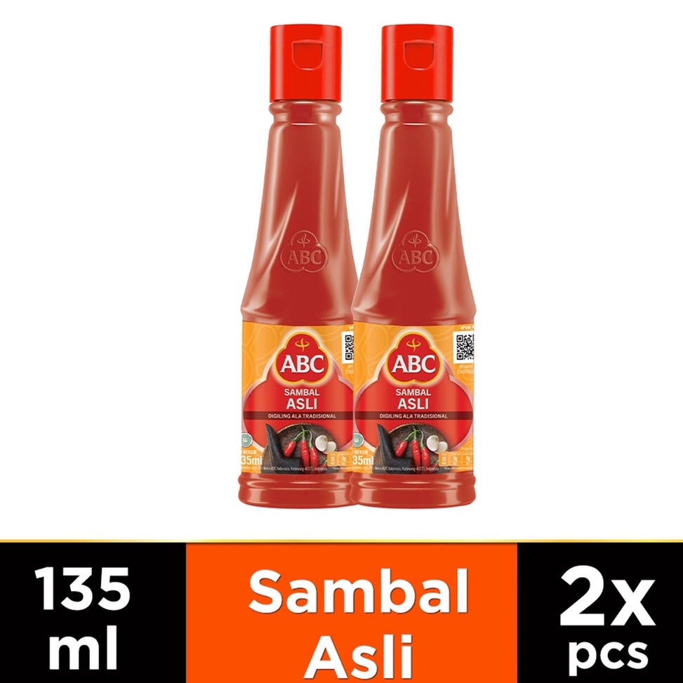 

GROSIR ABC Saus Sambal Asli 135 ml Twin Pack