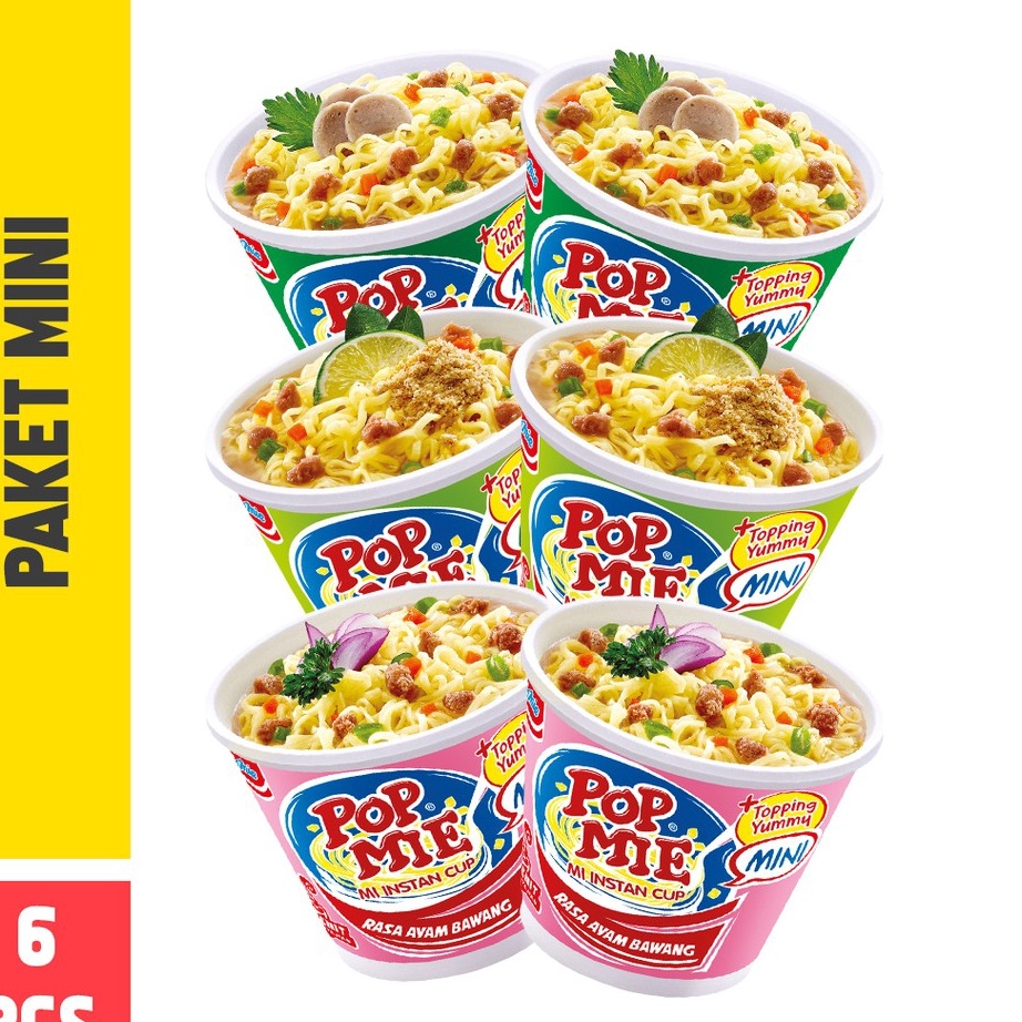 

COD Pop Mie Paket Mini 6pcs 228gr